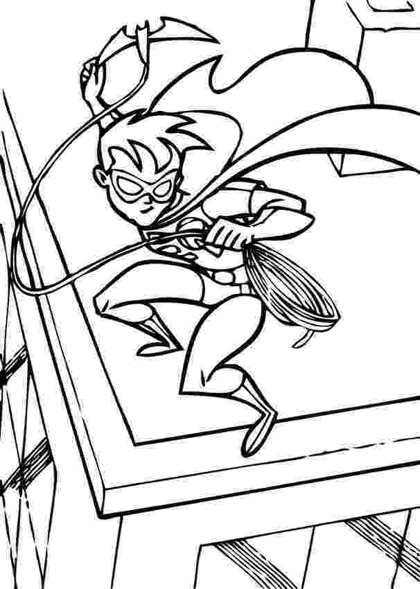 robin colouring the super hero cartoon robin coloring pages robin colouring 