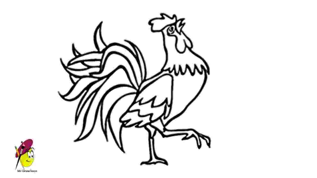 rooster sketch q s sketch rooster 