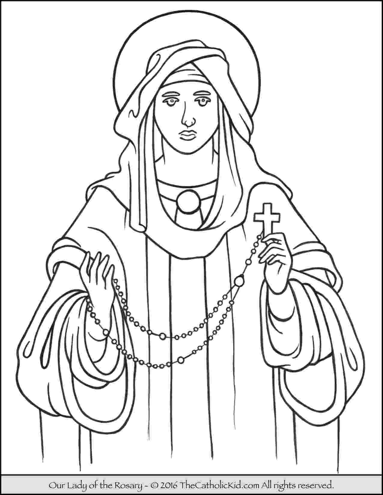 rosary coloring page joyful mysteries rosary coloring pages the catholic kid rosary coloring page 