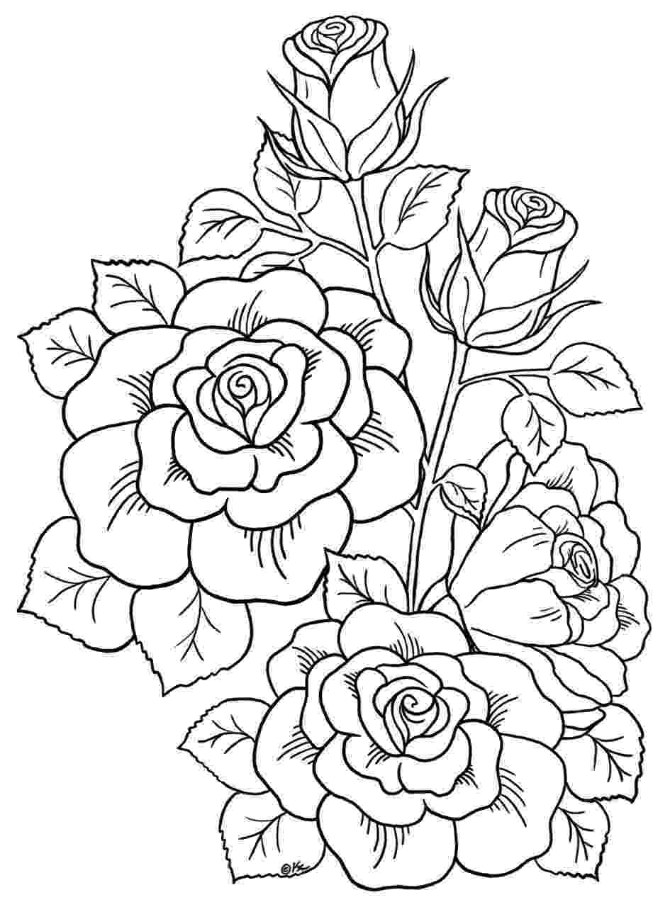 rose flower coloring pages free printable roses coloring pages for kids rose flower coloring pages 