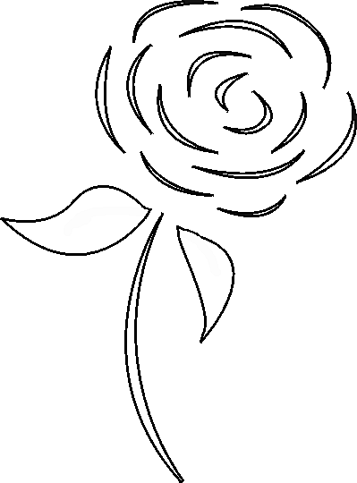 rose print out rose template printable clipart best out rose print 