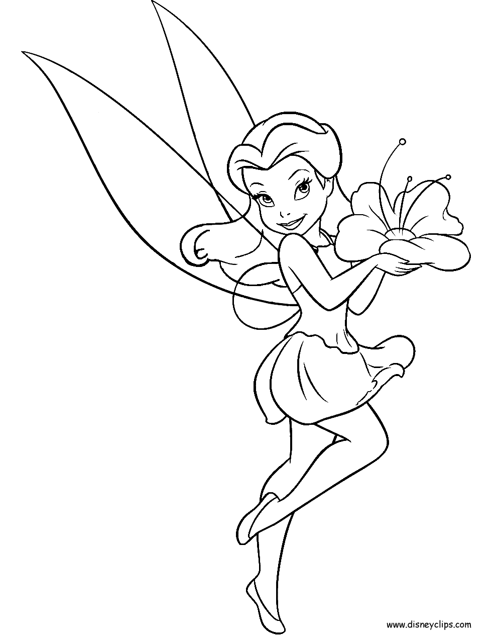 rosetta fairy coloring pages tinkerbell rosetta 01 coloring page coloring page central fairy pages coloring rosetta 
