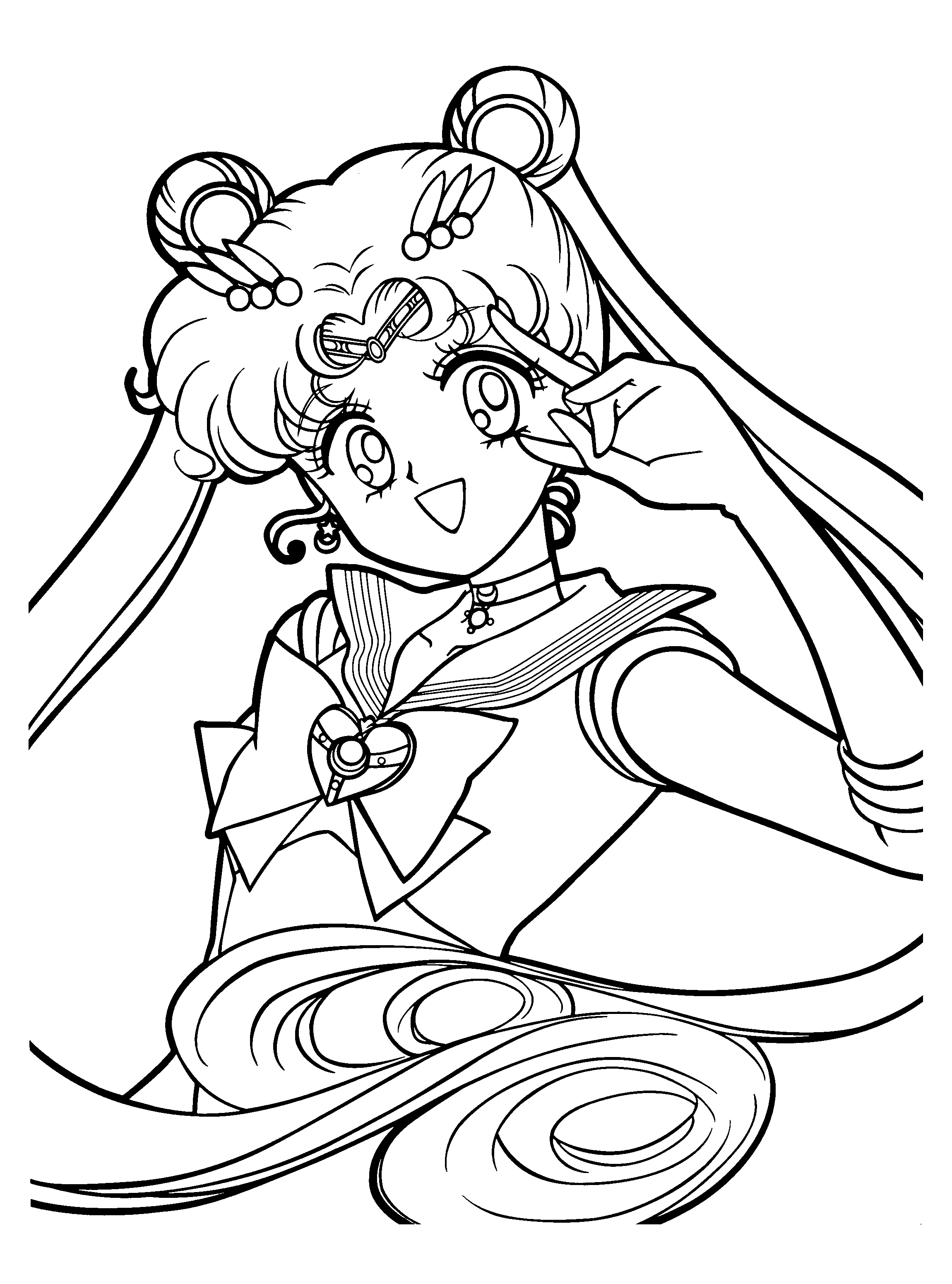 sailor moon coloring pages free printable sailor moon coloring pages for kids moon coloring sailor pages 