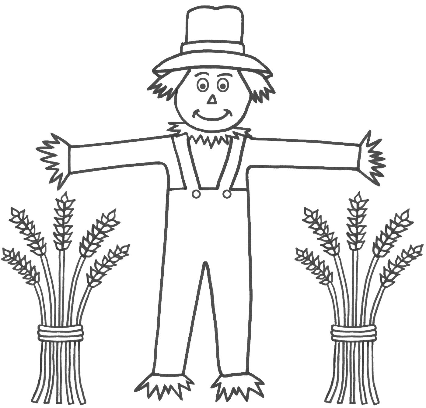 scarecrow coloring pictures free printable scarecrow coloring pages for kids scarecrow coloring pictures 