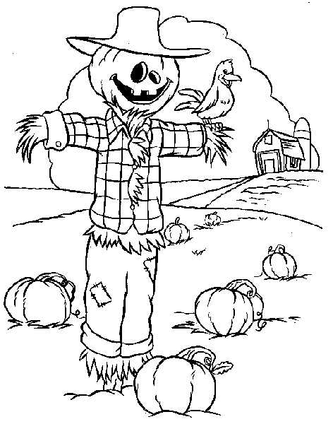 scarecrow coloring pictures scarecrow coloring pages to download and print for free pictures coloring scarecrow 