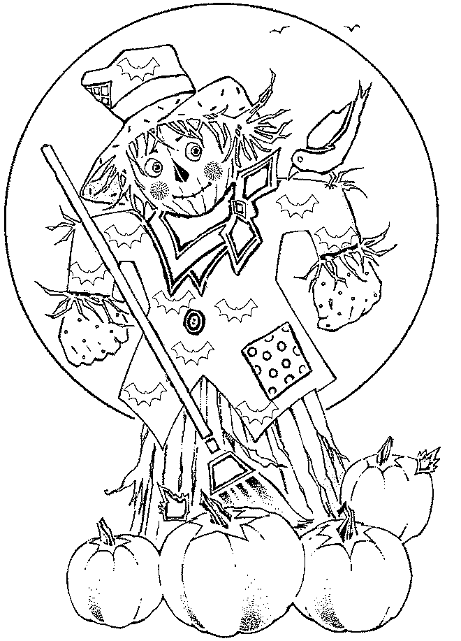 scarecrow coloring pictures scarecrow coloring pages to download and print for free scarecrow coloring pictures 