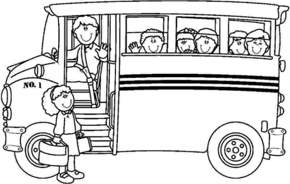 school bus coloring sheet school buses drawing at getdrawingscom free for bus school coloring sheet 