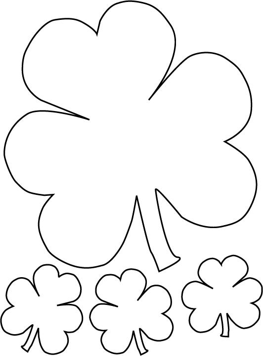 shamrock coloring st patrick39s day coloring pages and activities for kids coloring shamrock 