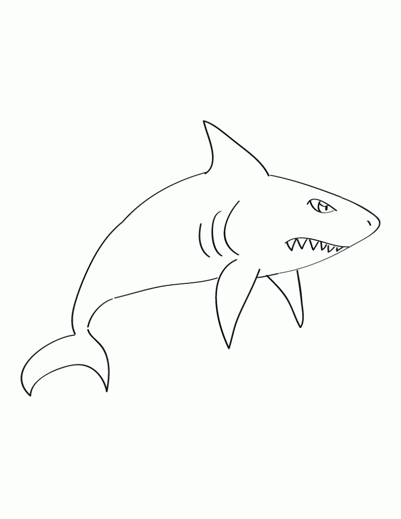 shark pictures for kids to color free printable shark coloring pages for kids color kids pictures for shark to 