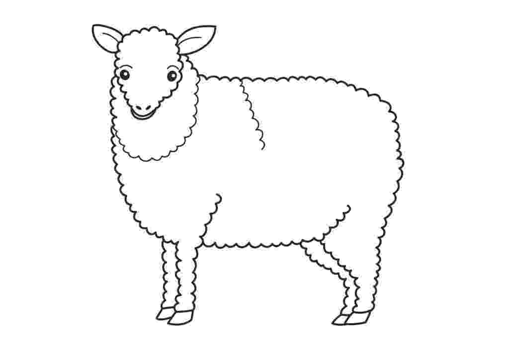 sheep printable free printable sheep coloring pages for kids sheep printable 1 2