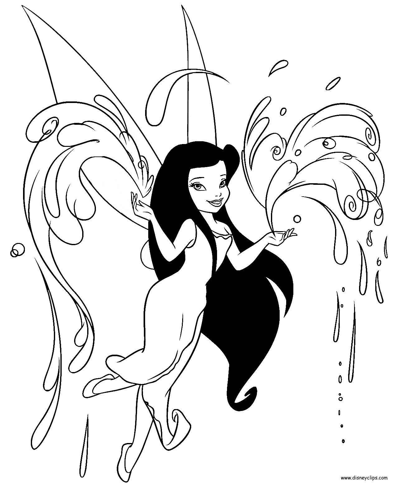 silvermist coloring pages silvermist flying in disney fairies coloring page coloring silvermist pages 