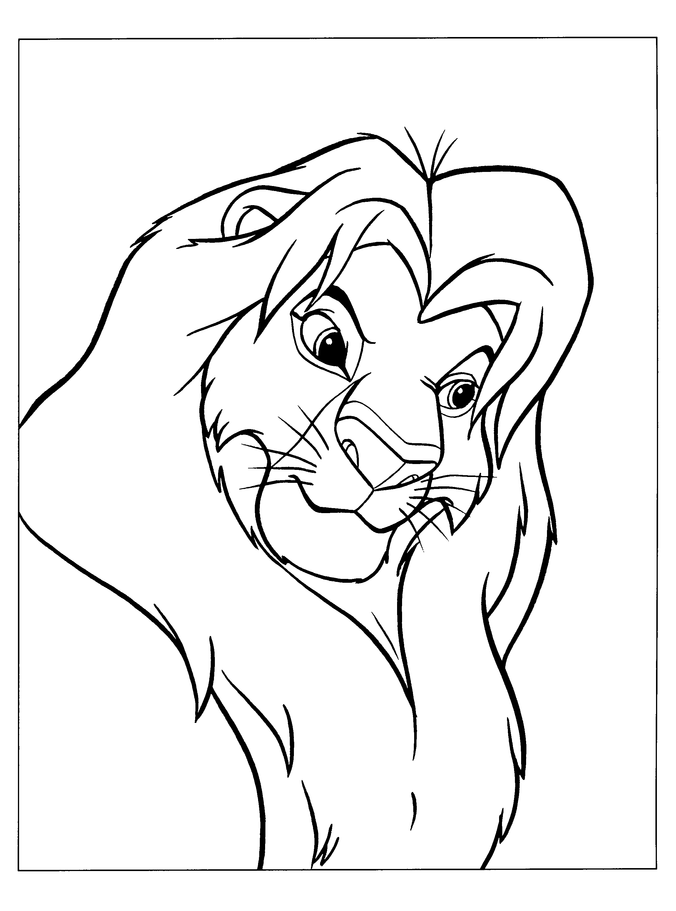 simba coloring page 24 best images about lion king coloring pages on pinterest simba coloring page 