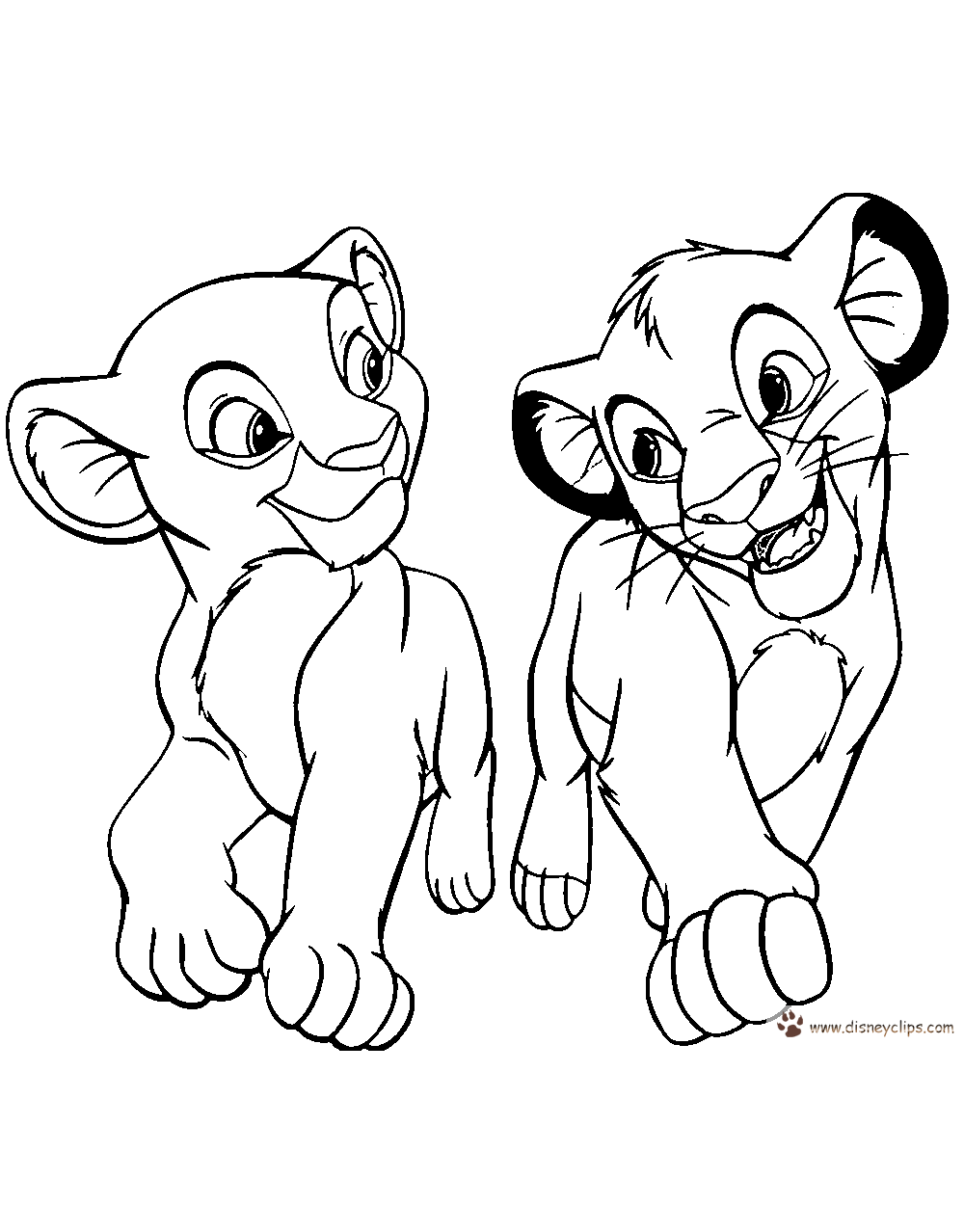 simba coloring page simba coloring pages to download and print for free simba coloring page 