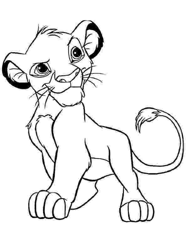simba coloring page the lion king coloring pages 2 disneyclipscom page coloring simba 