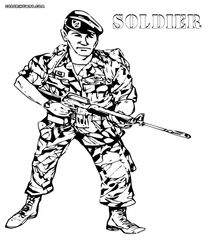 soldier coloring page military coloring pages to download and print for free coloring soldier page 