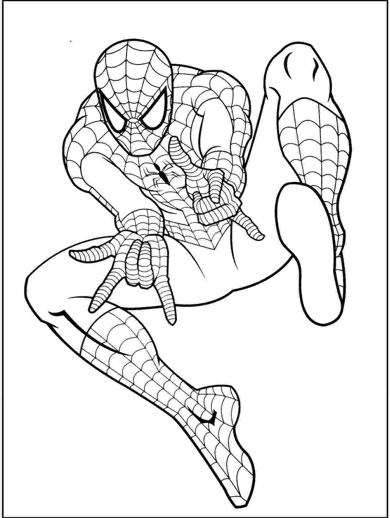 spider man coloring sheet spider man coloring pages print and colorcom coloring spider sheet man 