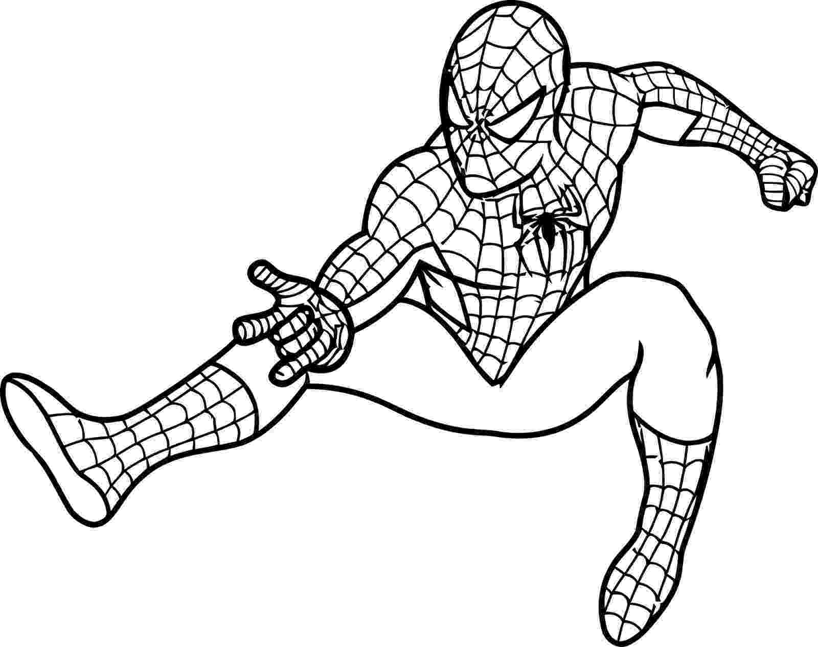 spiderman coloring pages free printable spiderman coloring pages for kids cool2bkids spiderman coloring free pages 