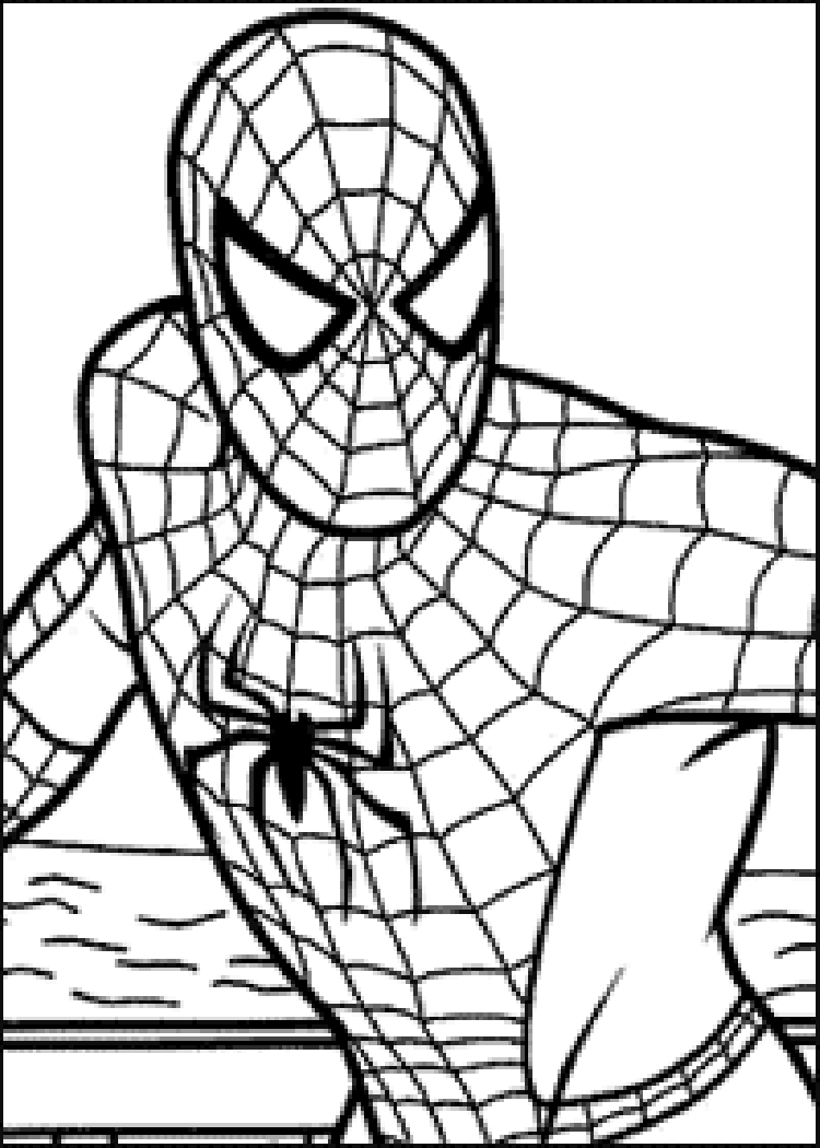 spiderman picture to color coloring pages spiderman free printable coloring pages to picture color spiderman 
