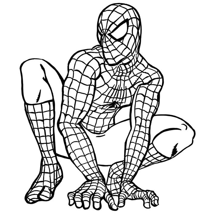 spiderman picture to color spiderman coloring page download for free print color spiderman to picture 