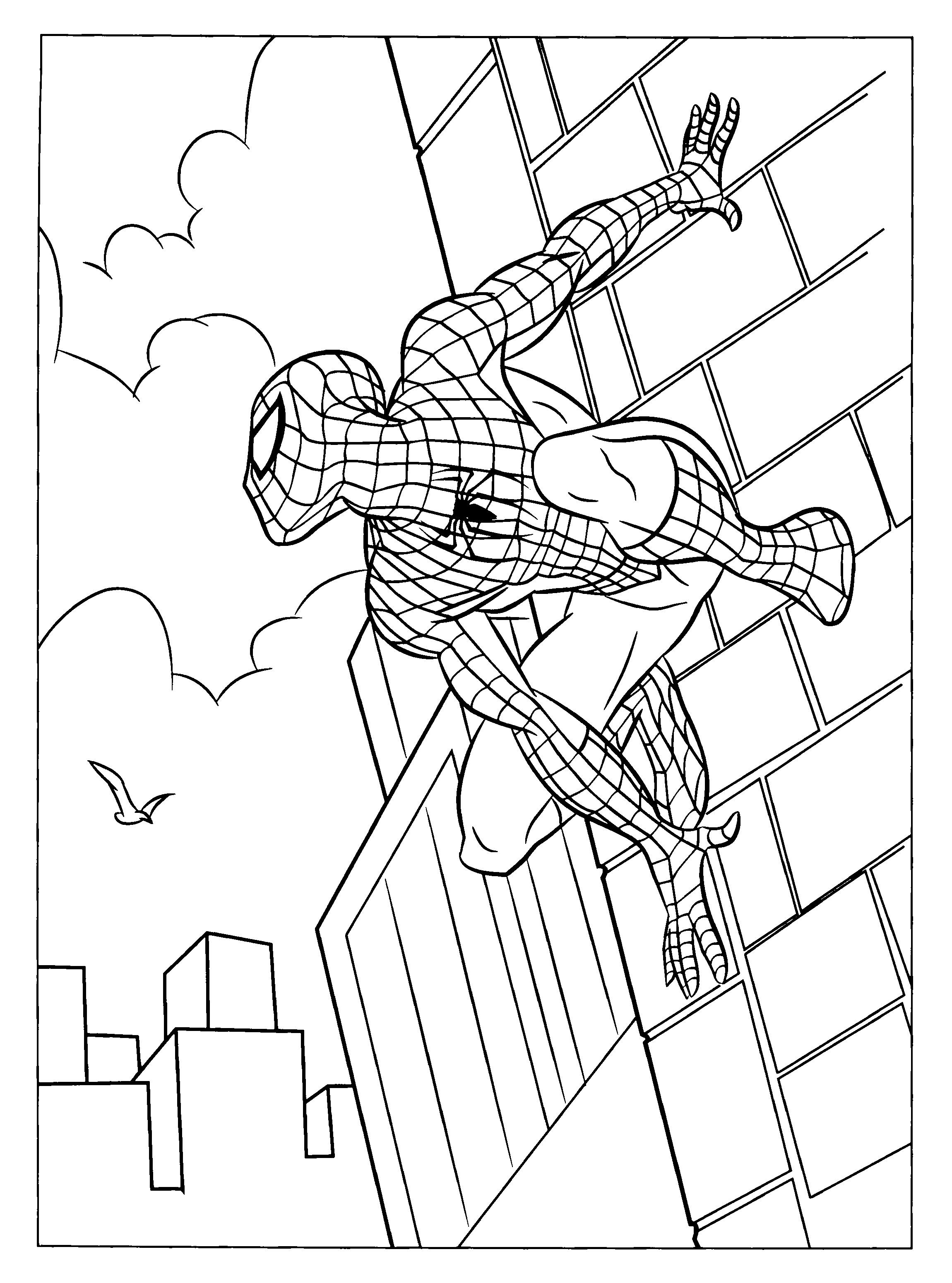 spiderman picture to color spiderman coloring pages download free coloring sheets to color picture spiderman 