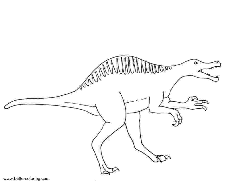 spinosaurus coloring 45 best art spinosaurus images on pinterest spinosaurus coloring 