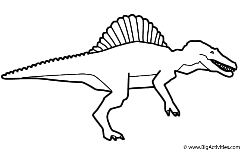 spinosaurus coloring jp3 spinosaurus figure drawing by naveryw on deviantart spinosaurus coloring 