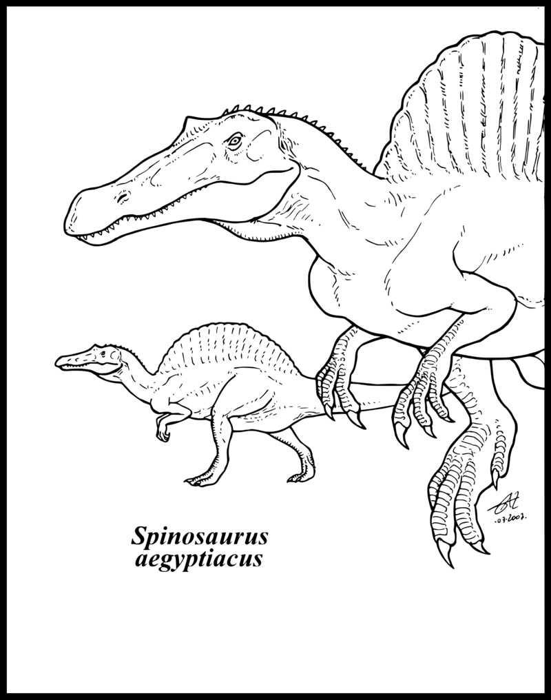 spinosaurus coloring spinosaurus coloring pages dinosaurs pictures and facts coloring spinosaurus 