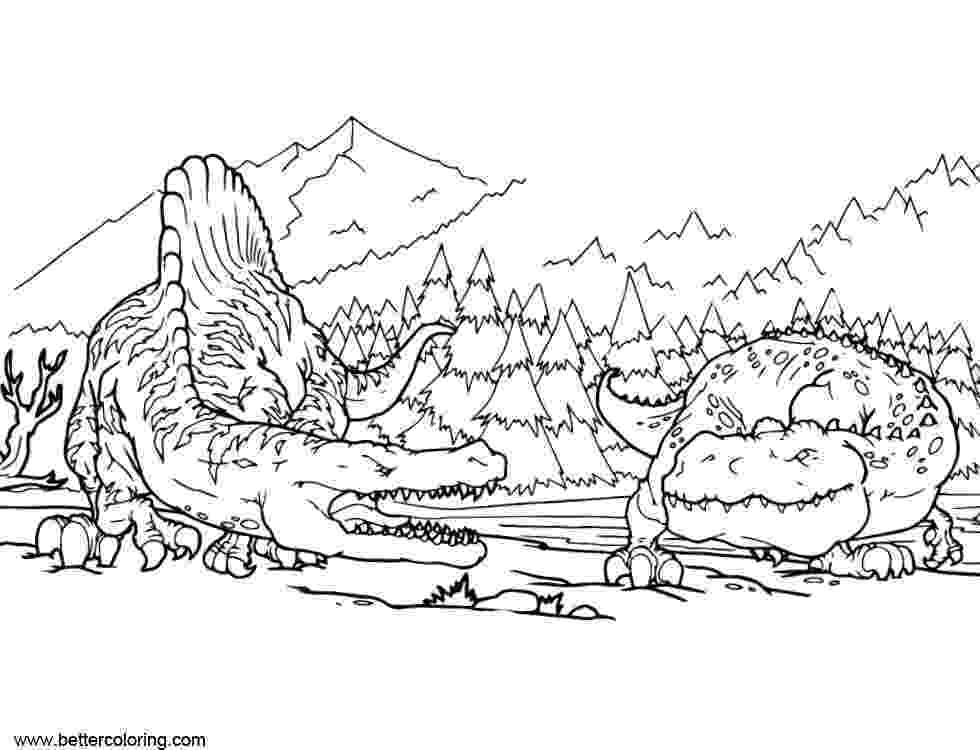 spinosaurus coloring spinosaurus coloring pages easy drawing free printable spinosaurus coloring 