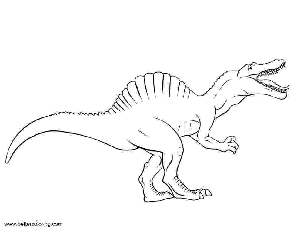 spinosaurus coloring spinosaurus coloring pages to download and print for free coloring spinosaurus 