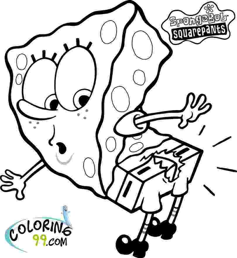 spongebob squarepants coloring pages coloring pages from spongebob squarepants animated spongebob pages squarepants coloring 