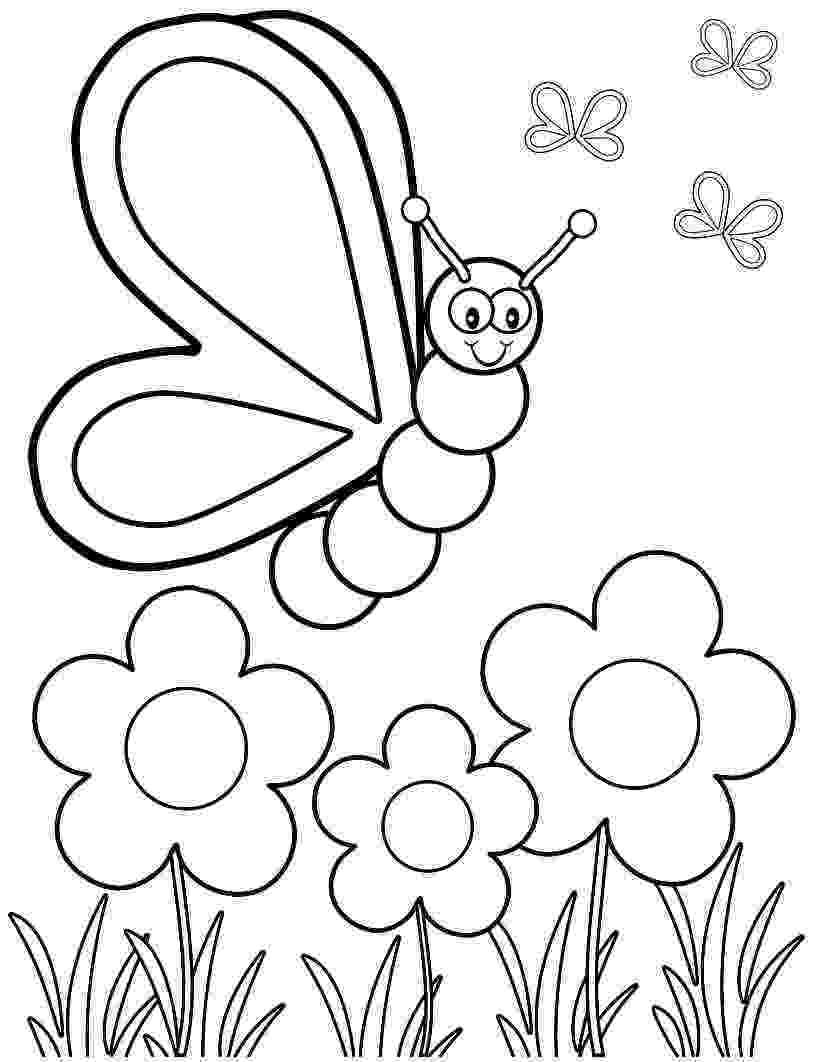 spring coloring sheets for toddlers free spring coloring pages download free clip art free coloring spring toddlers for sheets 