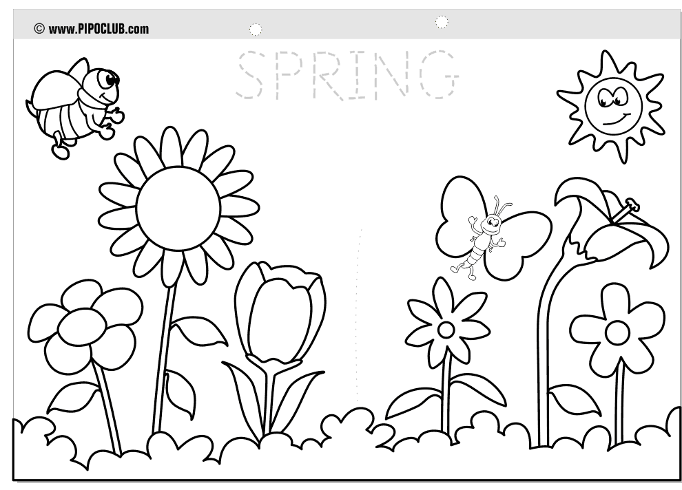 spring coloring sheets for toddlers spring coloring pages 2018 dr odd for toddlers coloring sheets spring 