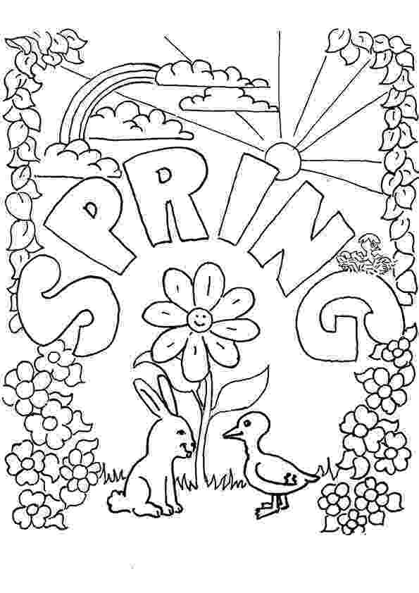 spring coloring sheets for toddlers spring coloring pages best coloring pages for kids for sheets spring toddlers coloring 