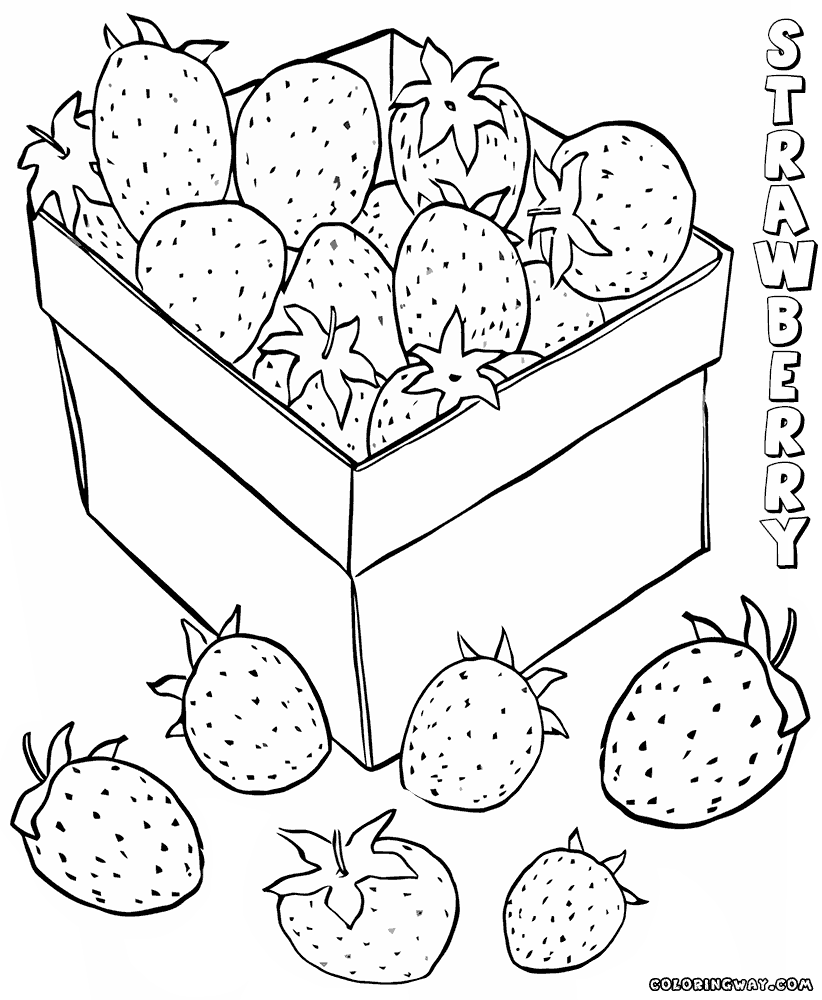 strawberry coloring pages strawberry shortcake coloring pages getcoloringpagescom coloring pages strawberry 