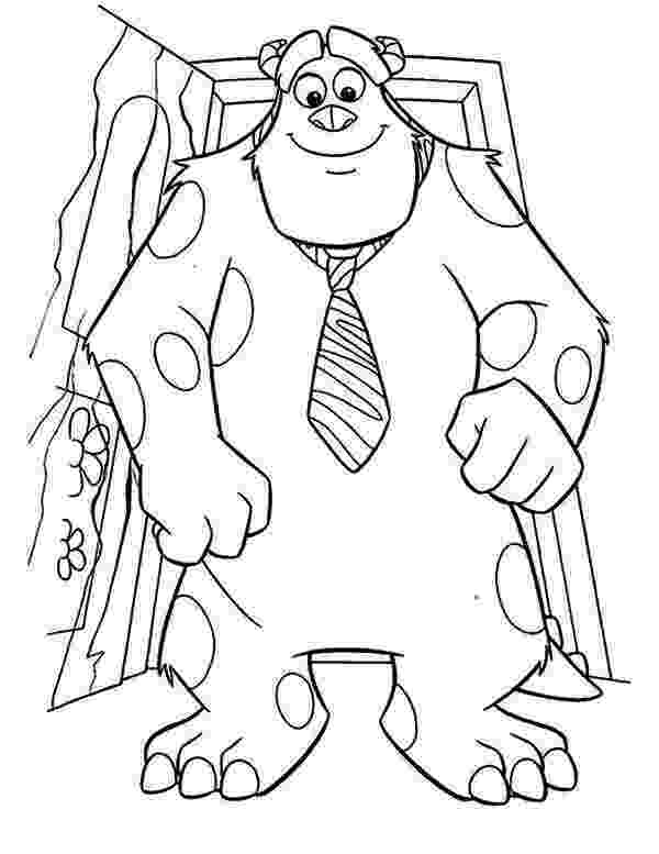 sulley coloring page boo and sulley coloring pages hellokidscom coloring sulley page 