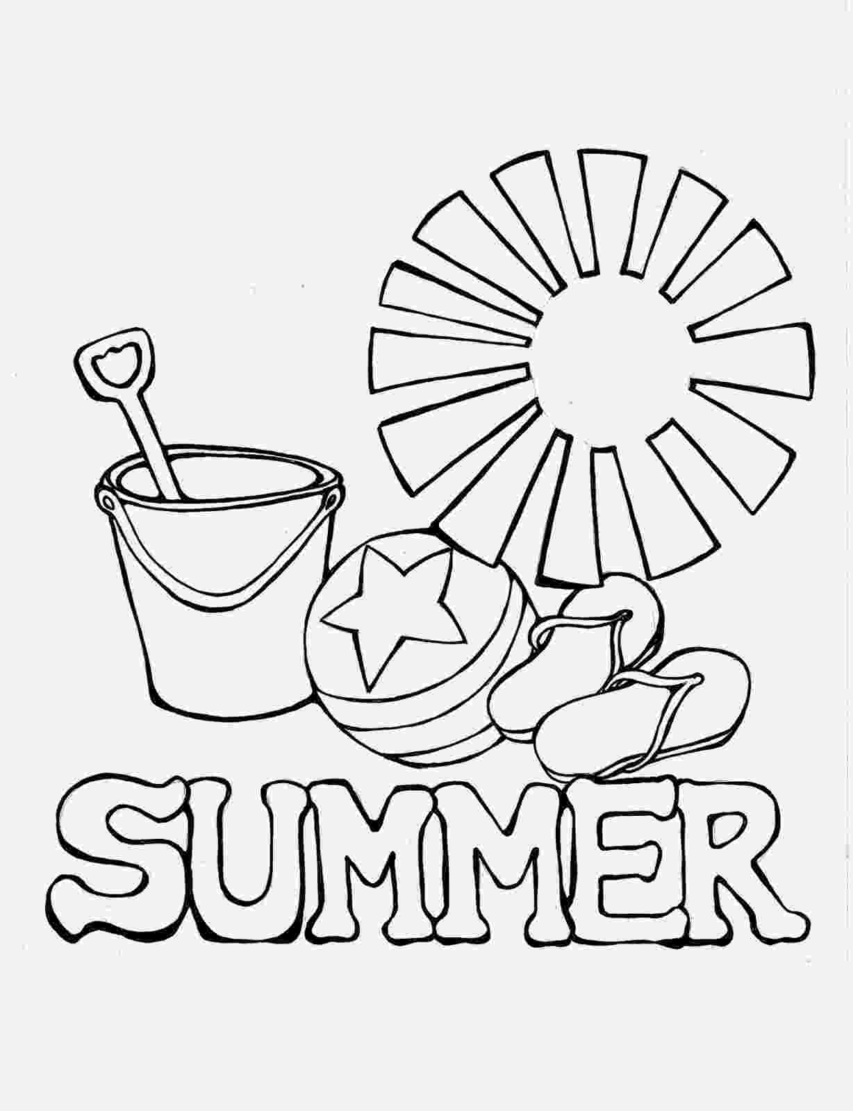 summer coloring pictures download free printable summer coloring pages for kids pictures coloring summer 
