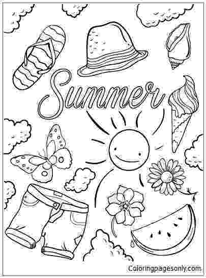 summer coloring pictures summer coloring pages to print pictures summer coloring 