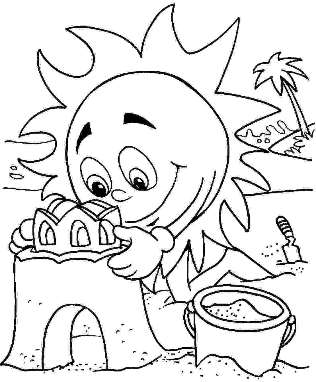 summer coloring pictures summer fun coloring pages to download and print for free coloring pictures summer 
