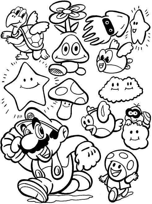 super mario bros pictures to print and colour luigi and mario mario bros kids coloring pages and to pictures bros mario super print colour 