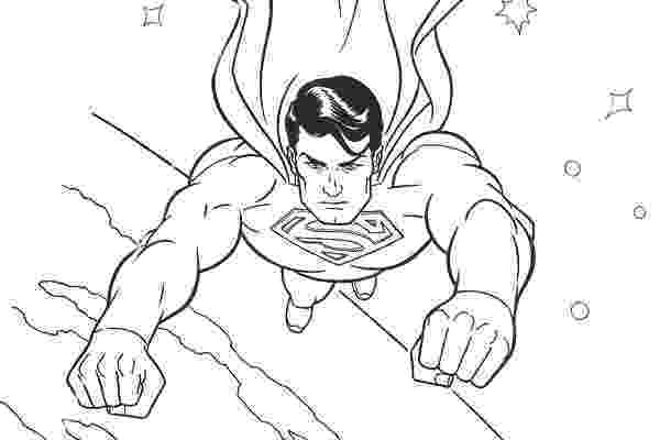 Superman cartoon pictures for colouring – Download Free Coloring pages