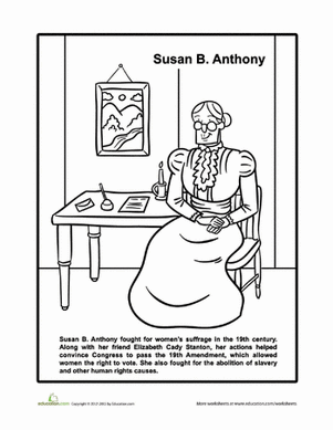 susan b anthony coloring sheet fritters coloring page teachable moments in december anthony b susan coloring sheet 