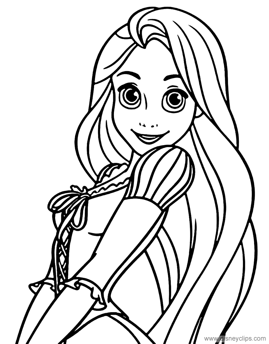 tangled coloring sheets disney39s tangled coloring pages 2 disneyclipscom tangled coloring sheets 