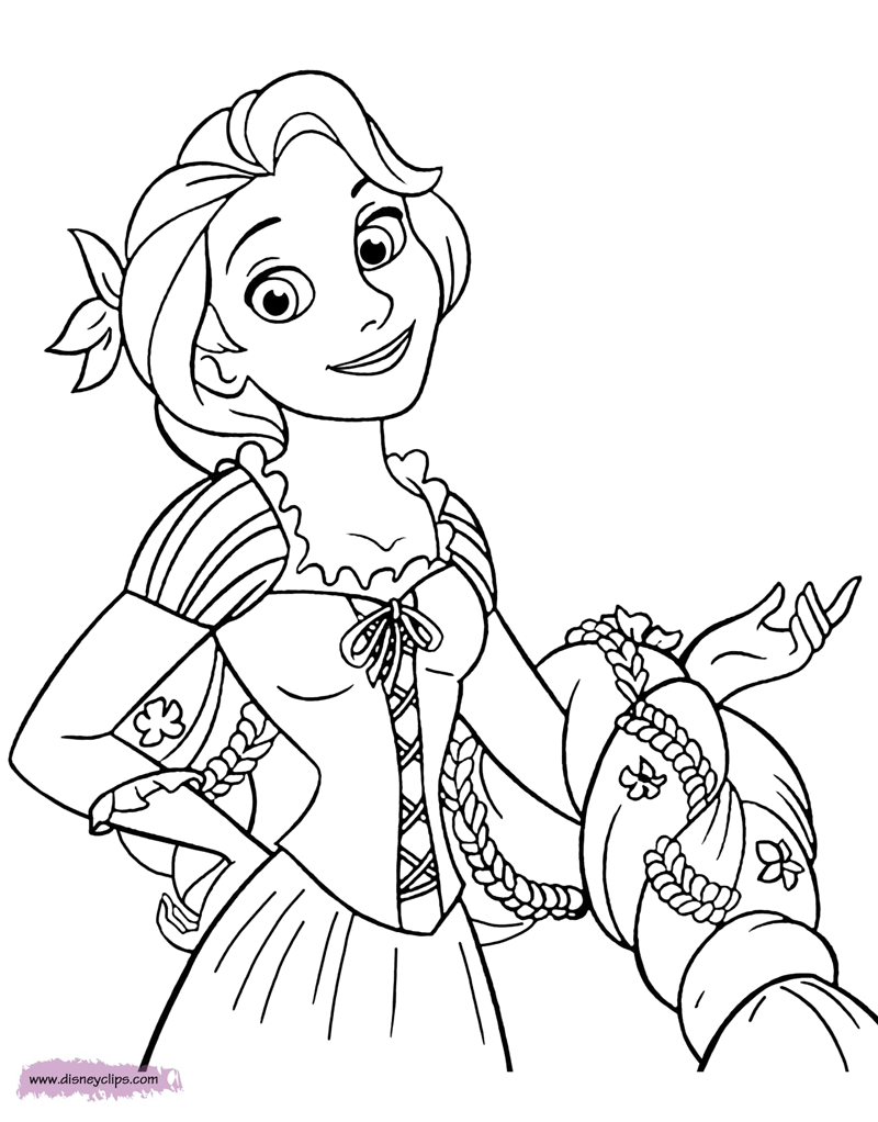 tangled coloring sheets disney39s tangled coloring pages disneyclipscom tangled sheets coloring 