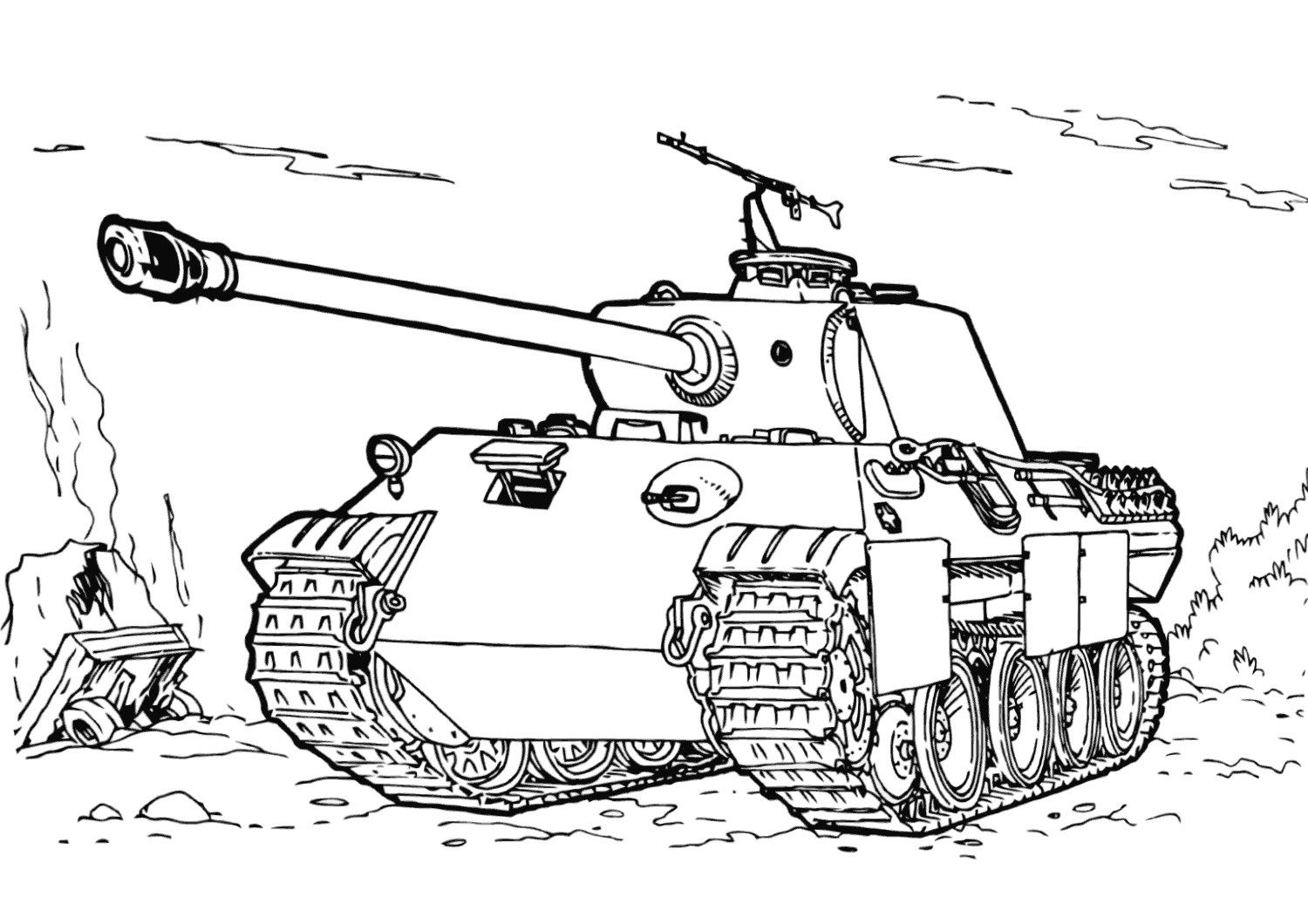 tank pictures to color tanks coloratornet Сoloring pages for children color to tank pictures 