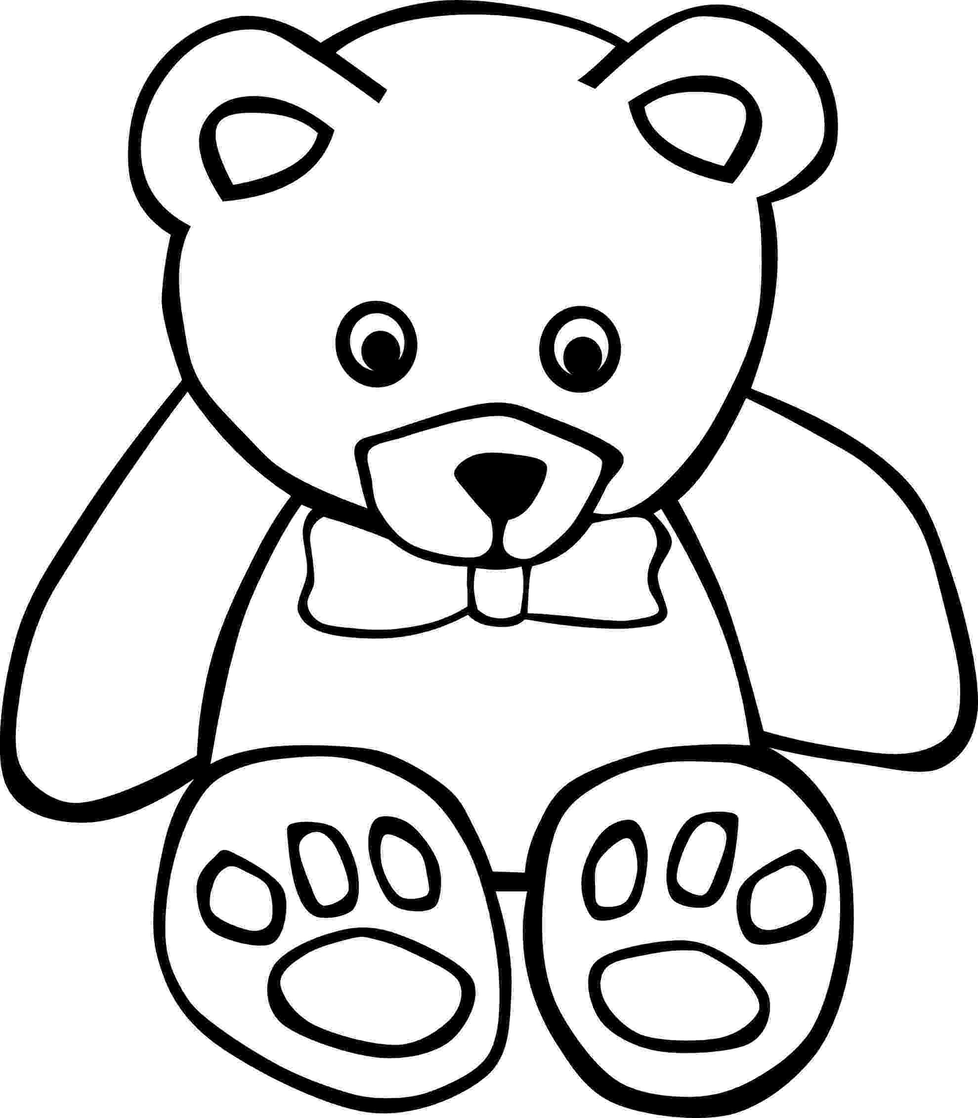 teddy bear coloring free printable teddy bear coloring pages for kids coloring bear teddy 1 1