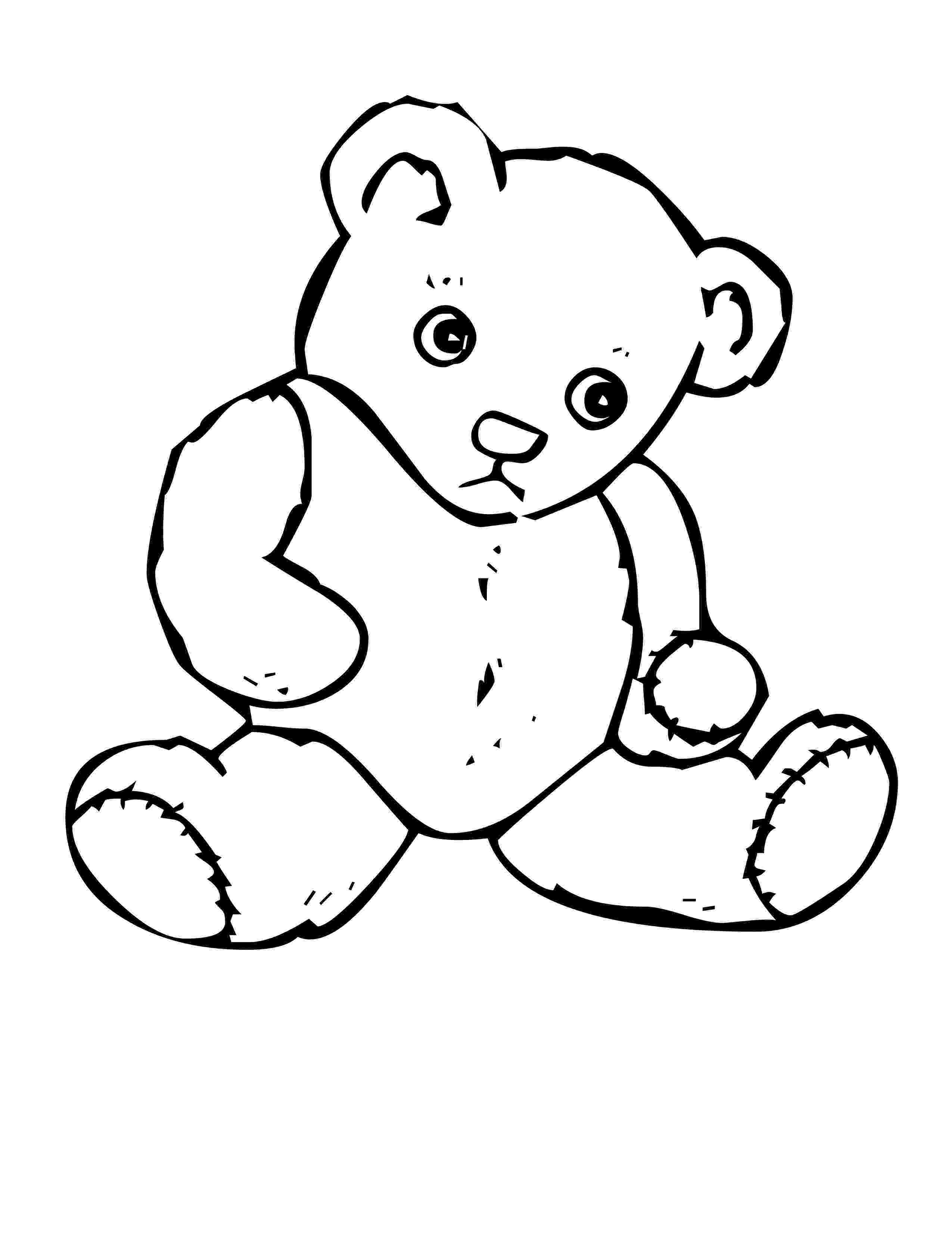 teddy to colour printable teddy bear coloring pages for kids cool2bkids to colour teddy 