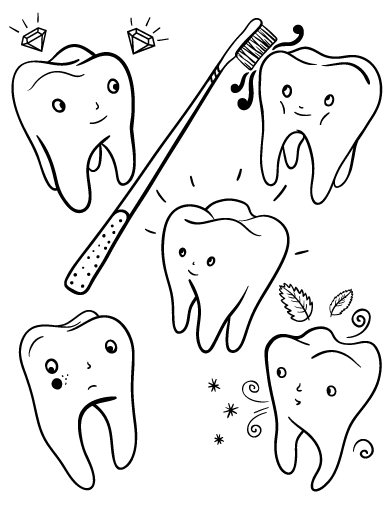 teeth coloring page 69 best dental coloring pages images on pinterest oral coloring teeth page 