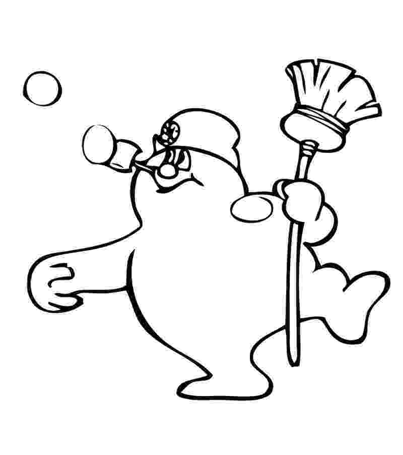 the snowman colouring pages snowman wink 000 coloring pages pinterest snowman pages the colouring snowman 