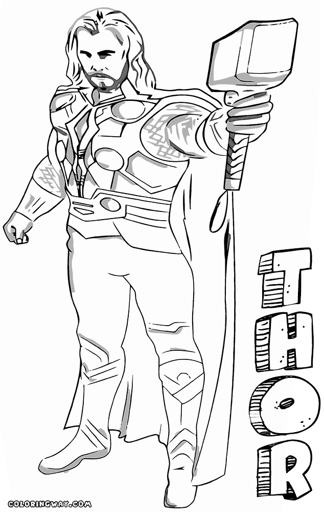 thor coloring sheet thor coloring pages to download and print for free sheet thor coloring 