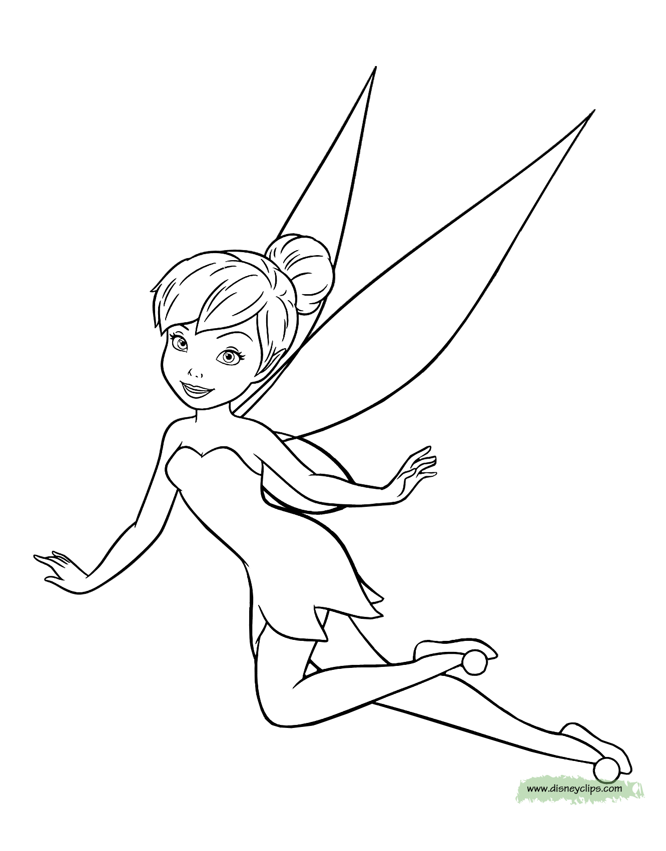 tinkerbell fairy coloring pages printable disney fairies coloring pages for kids cool2bkids tinkerbell pages coloring fairy 